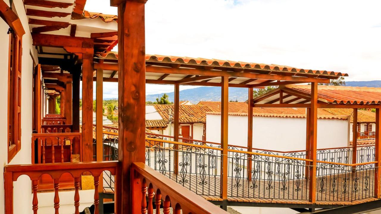 Hospederia Villa De Los Saenz Villa de Leyva Exteriör bild