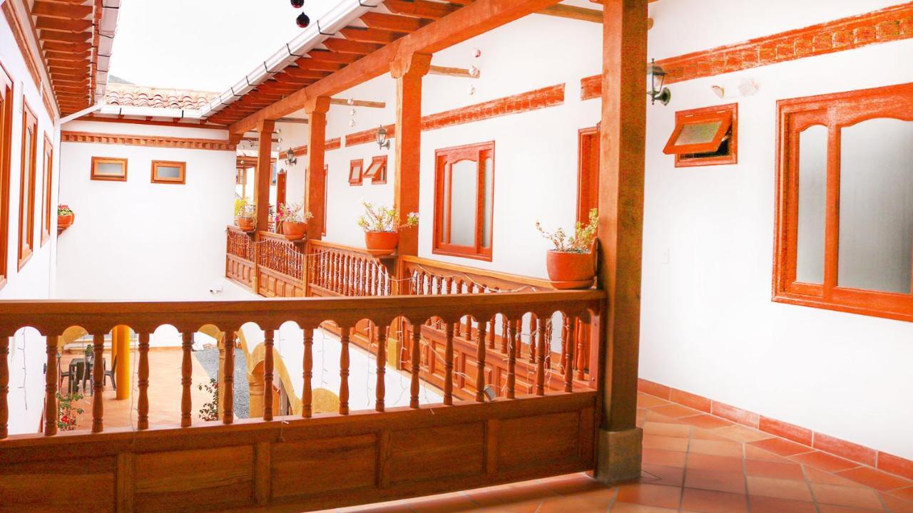 Hospederia Villa De Los Saenz Villa de Leyva Exteriör bild