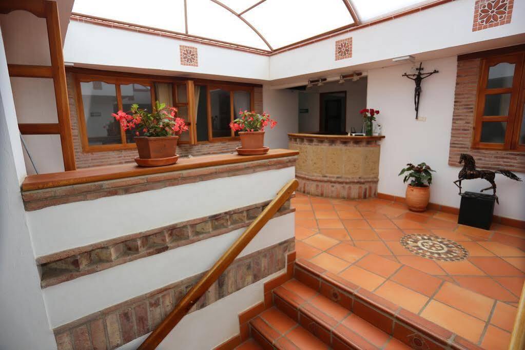 Hospederia Villa De Los Saenz Villa de Leyva Exteriör bild